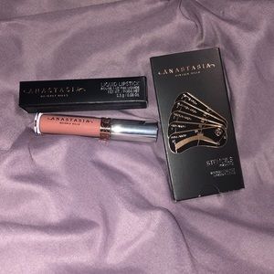 Anastasia bundle brow stencils liquid lipstick